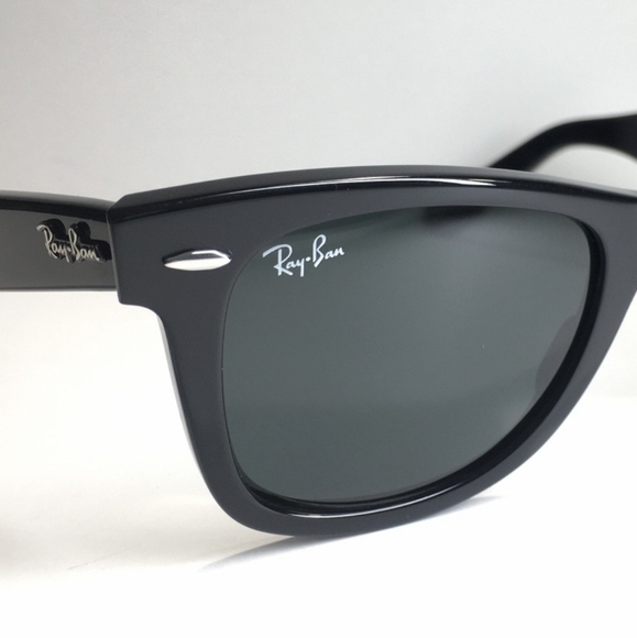 RayBan Wayfarer Black RB2140 New - Picture 8 of 15